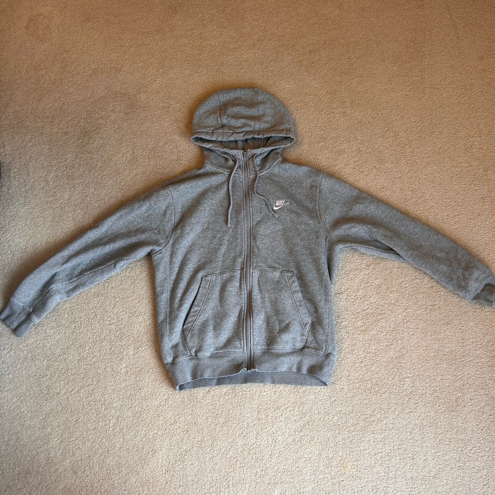 Grey Nike women’s zip up